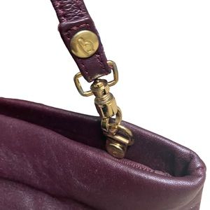 24 HRS SALE ONLY Leather Burgundy Purse Bag